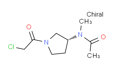 CAS No. 1354001-45-8, (R)-N-(1-(2-Chloroacetyl)pyrrolidin-3-yl)-N-methylacetamide