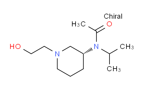 CAS No. 1354003-39-6, (R)-N-(1-(2-Hydroxyethyl)piperidin-3-yl)-N-isopropylacetamide