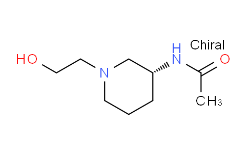 CAS No. 1354001-30-1, (R)-N-(1-(2-Hydroxyethyl)piperidin-3-yl)acetamide