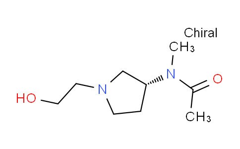 CAS No. 1353994-52-1, (R)-N-(1-(2-Hydroxyethyl)pyrrolidin-3-yl)-N-methylacetamide