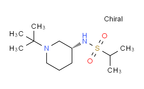 CAS No. 1349699-68-8, (R)-N-(1-(tert-Butyl)piperidin-3-yl)propane-2-sulfonamide