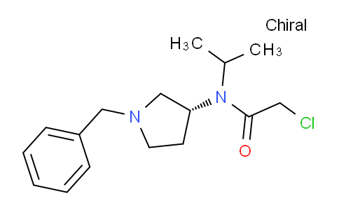 CAS No. 1354015-48-7, (R)-N-(1-Benzylpyrrolidin-3-yl)-2-chloro-N-isopropylacetamide