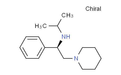 CAS No. 129157-10-4, (R)-N-(1-Phenyl-2-(piperidin-1-yl)ethyl)propan-2-amine