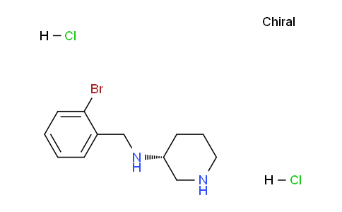CAS No. 1286207-74-6, (R)-N-(2-Bromobenzyl)piperidin-3-amine dihydrochloride