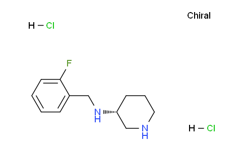 CAS No. 1286208-03-4, (R)-N-(2-Fluorobenzyl)piperidin-3-amine dihydrochloride