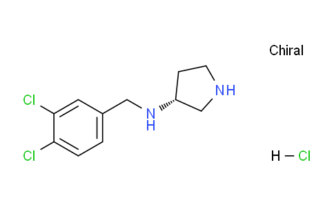 CAS No. 1289585-21-2, (R)-N-(3,4-Dichlorobenzyl)pyrrolidin-3-amine hydrochloride