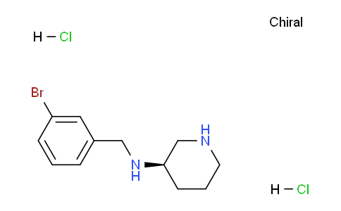 CAS No. 1286209-08-2, (R)-N-(3-Bromobenzyl)piperidin-3-amine dihydrochloride