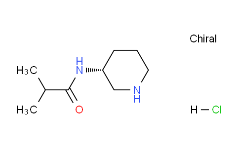 CAS No. 1286207-24-6, (R)-N-(Piperidin-3-yl)isobutyramide hydrochloride