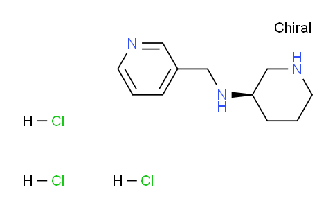 CAS No. 1349702-40-4, (R)-N-(Pyridin-3-ylmethyl)piperidin-3-amine trihydrochloride