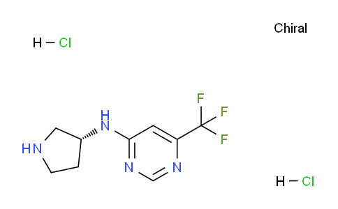 CAS No. 1448850-53-0, (R)-N-(Pyrrolidin-3-yl)-6-(trifluoromethyl)pyrimidin-4-amine dihydrochloride