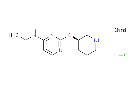 CAS No. 1417788-96-5, (R)-N-Ethyl-2-(piperidin-3-yloxy)pyrimidin-4-amine hydrochloride