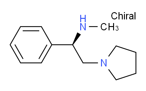 CAS No. 136329-39-0, (R)-N-Methyl-1-phenyl-2-(pyrrolidin-1-yl)ethanamine