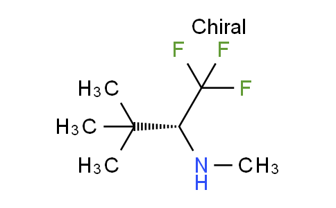 CAS No. 1389320-22-2, (R)-N-Methyl-2,2-dimethyl-1-trifluoromethyl-propylamine