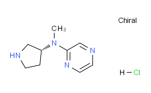 CAS No. 1417789-29-7, (R)-N-Methyl-N-(pyrrolidin-3-yl)pyrazin-2-amine hydrochloride