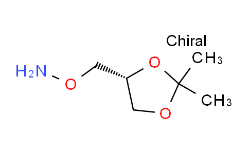 CAS No. 114778-50-6, (R)-O-((2,2-Dimethyl-1,3-dioxolan-4-yl)methyl)hydroxylamine