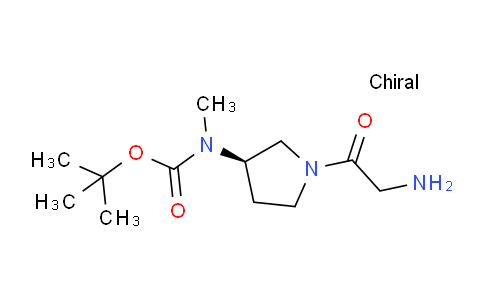 CAS No. 1353993-16-4, (R)-tert-Butyl (1-(2-aminoacetyl)pyrrolidin-3-yl)(methyl)carbamate