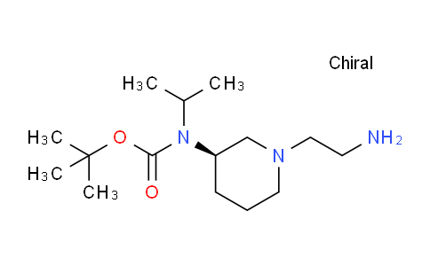 CAS No. 1353994-87-2, (R)-tert-Butyl (1-(2-aminoethyl)piperidin-3-yl)(isopropyl)carbamate