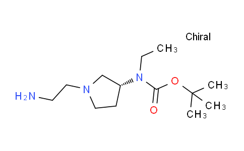 CAS No. 1354002-96-2, (R)-tert-Butyl (1-(2-aminoethyl)pyrrolidin-3-yl)(ethyl)carbamate