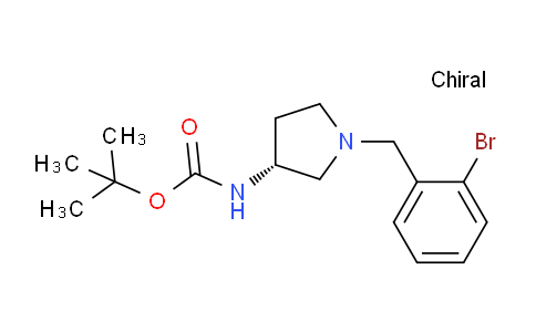 CAS No. 1286209-26-4, (R)-tert-Butyl (1-(2-bromobenzyl)pyrrolidin-3-yl)carbamate
