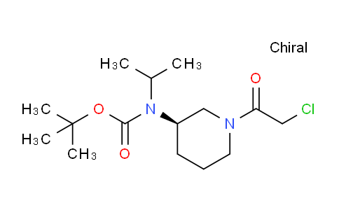 CAS No. 1354008-01-7, (R)-tert-Butyl (1-(2-chloroacetyl)piperidin-3-yl)(isopropyl)carbamate
