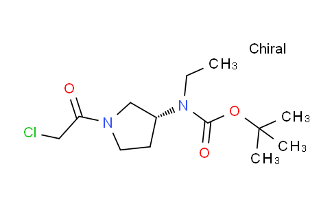 CAS No. 1354001-22-1, (R)-tert-Butyl (1-(2-chloroacetyl)pyrrolidin-3-yl)(ethyl)carbamate