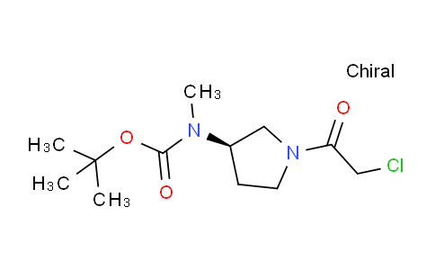 CAS No. 1354001-16-3, (R)-tert-Butyl (1-(2-chloroacetyl)pyrrolidin-3-yl)(methyl)carbamate