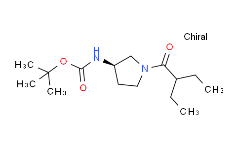 CAS No. 1286208-75-0, (R)-tert-Butyl (1-(2-ethylbutanoyl)pyrrolidin-3-yl)carbamate