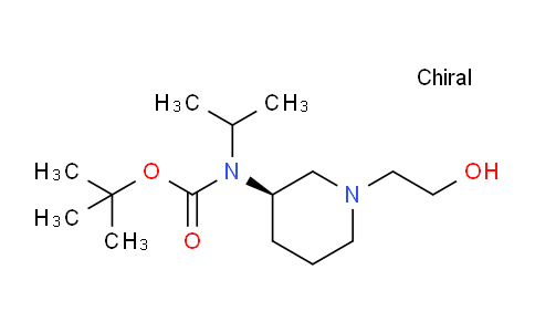 CAS No. 1354000-41-1, (R)-tert-Butyl (1-(2-hydroxyethyl)piperidin-3-yl)(isopropyl)carbamate