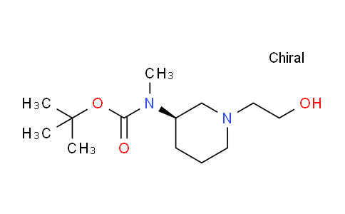 CAS No. 1354000-95-5, (R)-tert-Butyl (1-(2-hydroxyethyl)piperidin-3-yl)(methyl)carbamate