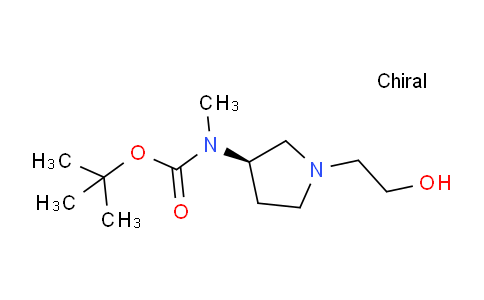 CAS No. 1354003-21-6, (R)-tert-Butyl (1-(2-hydroxyethyl)pyrrolidin-3-yl)(methyl)carbamate