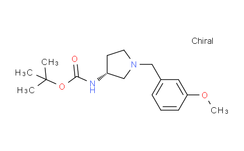 CAS No. 876161-75-0, (R)-tert-Butyl (1-(3-methoxybenzyl)pyrrolidin-3-yl)carbamate