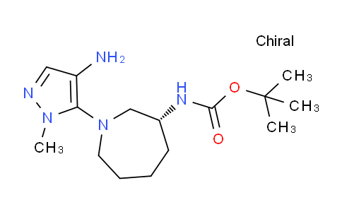 CAS No. 1363408-28-9, (R)-tert-Butyl (1-(4-amino-1-methyl-1H-pyrazol-5-yl)azepan-3-yl)carbamate