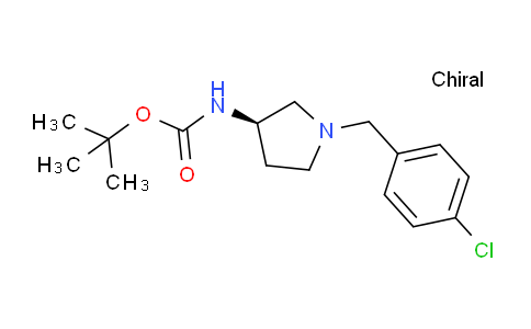 CAS No. 501116-90-1, (R)-tert-Butyl (1-(4-chlorobenzyl)pyrrolidin-3-yl)carbamate