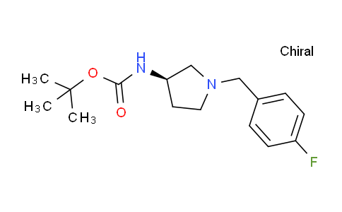 CAS No. 1286209-01-5, (R)-tert-Butyl (1-(4-fluorobenzyl)pyrrolidin-3-yl)carbamate