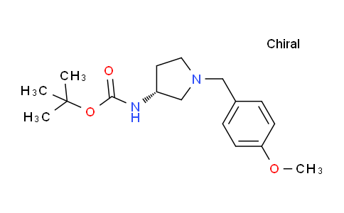 CAS No. 1286207-21-3, (R)-tert-Butyl (1-(4-methoxybenzyl)pyrrolidin-3-yl)carbamate