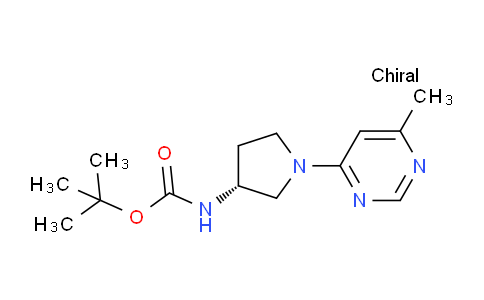 CAS No. 1365937-68-3, (R)-tert-Butyl (1-(6-methylpyrimidin-4-yl)pyrrolidin-3-yl)carbamate