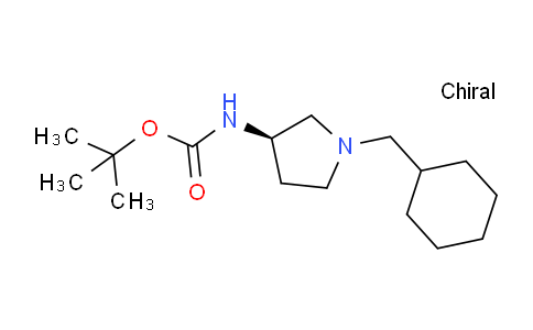 CAS No. 876160-15-5, (R)-tert-Butyl (1-(cyclohexylmethyl)pyrrolidin-3-yl)carbamate