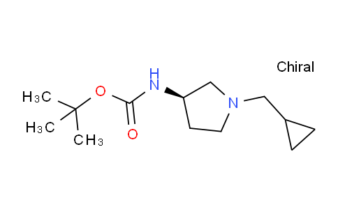 CAS No. 1286207-37-1, (R)-tert-Butyl (1-(cyclopropylmethyl)pyrrolidin-3-yl)carbamate