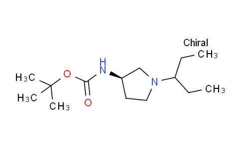 CAS No. 1286208-99-8, (R)-tert-Butyl (1-(pentan-3-yl)pyrrolidin-3-yl)carbamate