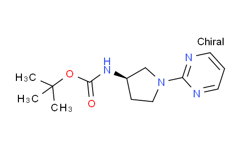 CAS No. 1421030-60-5, (R)-tert-Butyl (1-(pyrimidin-2-yl)pyrrolidin-3-yl)carbamate