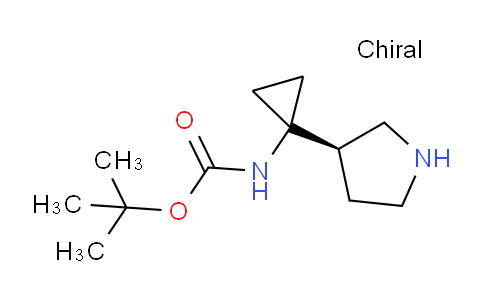 CAS No. 431058-52-5, (R)-tert-Butyl (1-(pyrrolidin-3-yl)cyclopropyl)carbamate