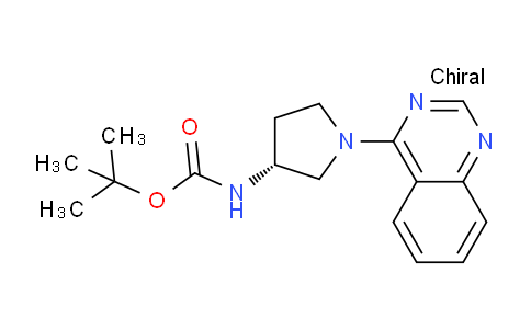 CAS No. 1365937-25-2, (R)-tert-Butyl (1-(quinazolin-4-yl)pyrrolidin-3-yl)carbamate