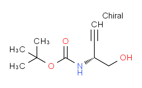 CAS No. 162107-49-5, (R)-tert-Butyl (1-hydroxybut-3-yn-2-yl)carbamate