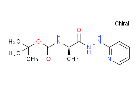 CAS No. 915375-27-8, (R)-tert-Butyl (1-oxo-1-(2-(pyridin-2-yl)hydrazinyl)propan-2-yl)carbamate
