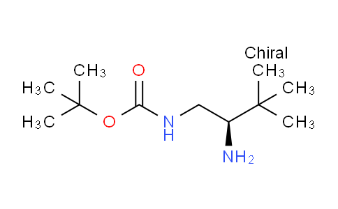 CAS No. 1218943-99-7, (R)-tert-Butyl (2-amino-3,3-dimethylbutyl)carbamate