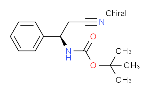 CAS No. 172823-12-0, (R)-tert-Butyl (2-cyano-1-phenylethyl)carbamate