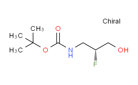 CAS No. 344413-80-5, (R)-tert-Butyl (2-fluoro-3-hydroxypropyl)carbamate