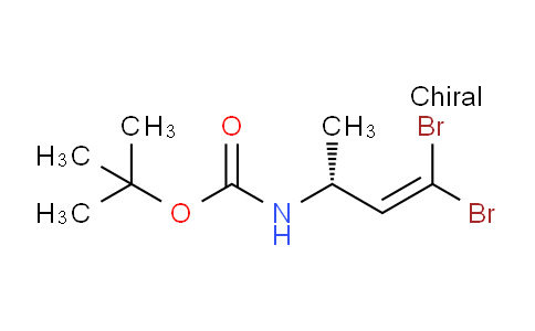 CAS No. 873009-27-9, (R)-tert-Butyl (4,4-dibromobut-3-en-2-yl)carbamate