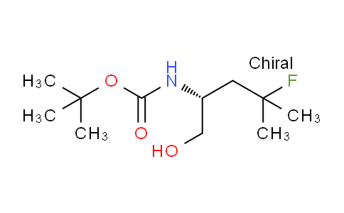 CAS No. 1447616-09-2, (R)-tert-Butyl (4-fluoro-1-hydroxy-4-methylpentan-2-yl)carbamate