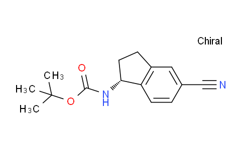 CAS No. 903555-99-7, (R)-tert-Butyl (5-cyano-2,3-dihydro-1H-inden-1-yl)carbamate